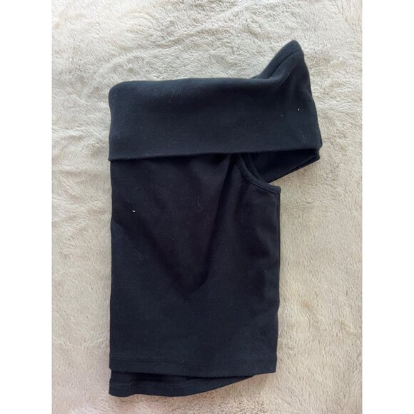 Free People Black Cowl Neck Sleeveless Crop Top - Picture 8 of 8